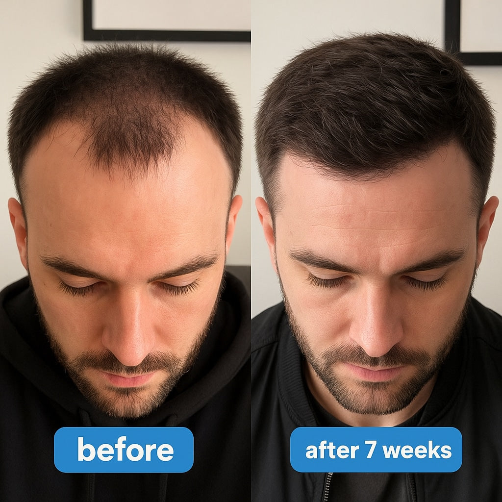 Thicker Hair. Stronger Beard.