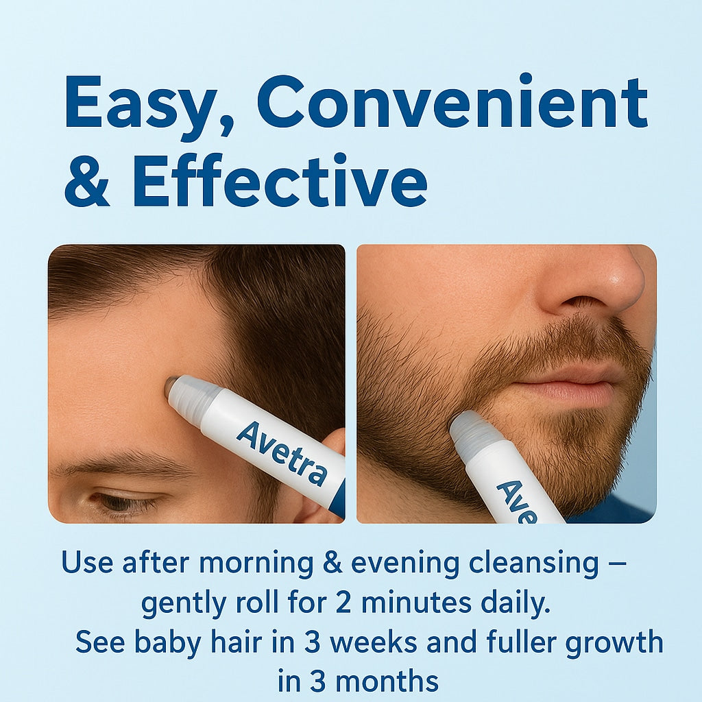 Thicker Hair. Stronger Beard.